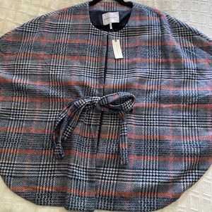 New Anderson & Lauth (Anthro) cape w/ cinch waist